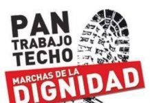 Marchas de la dignidad cartel