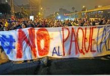 Protestas contra paquetazo en Ecuador