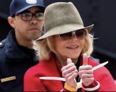 Jane-Fonda-1NOV2019-Capitolio Cambio climático: la actriz Jane Fonda detenida de nuevo en Washington