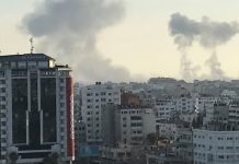 Mohammed Mahmoud Awad Archivo: El Barrio de Rimal, en el centro de Gaza, tras los ataques en la parte este de la ciudad. 4 de mayo de 2019.