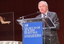ONU/Antonio Ferrari: El Secretario General, António Guterres, visita el Museo de Holocausto en Nueva York.