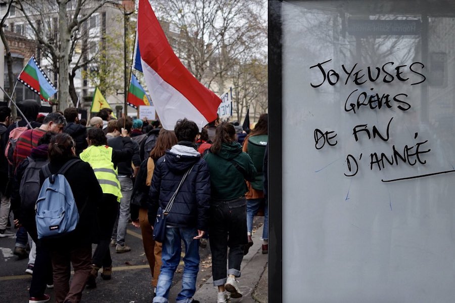 Francia-mani-17DIC2019-navidades Tercera jornada de manifestaciones masivas en Francia