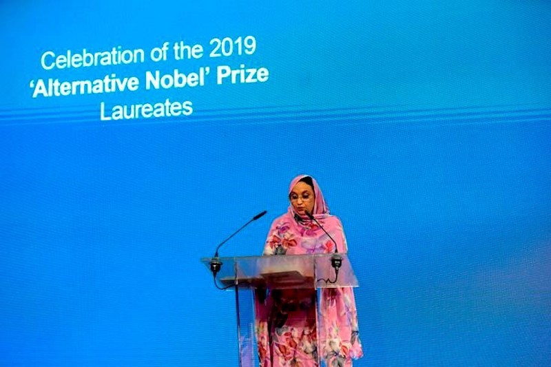 Haidar-premio-Right-Livelihood Marruecos ataca a la agencia AFP por entrevistar a la saharaui Aminetu Haidar