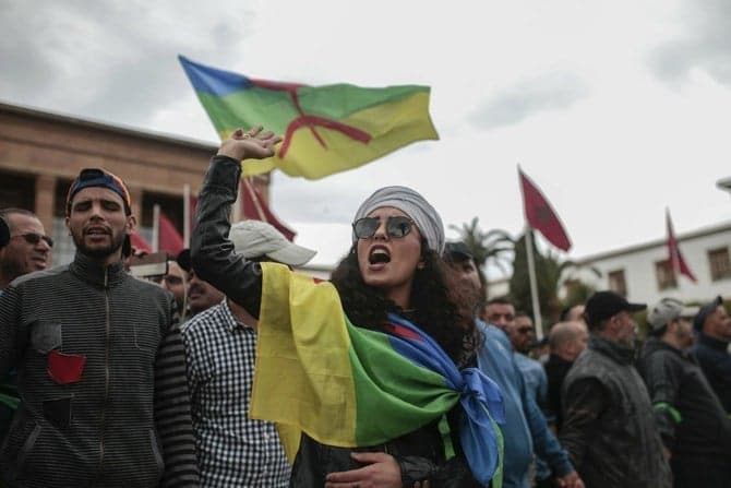 Rabat-manifestacion-Rif-21ABR2019 Marruecos: detenido un periodista y condenas de activistas en redes sociales