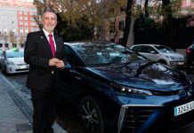 El Presidente de Canarias, Ángel Víctor Torres, se desplaza a la Cumbre del Clima de Madrid en un Toyota Mirai de hidrógeno