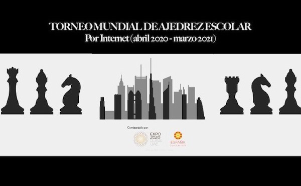Dubai-2020-torneo-ajedrez-escolar España organiza un torneo mundial de ajedrez escolar por Internet