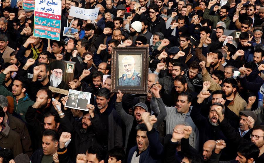 protestas-asesinato-general-Qasem-Soleimani António Guterres advierte que “estamos viviendo tiempos peligrosos”