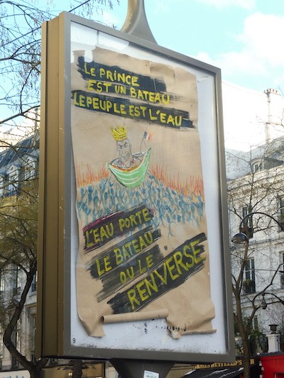 Francia-protestas-cartel-prince Francia: Godillots, violencia policial y deriva autoritaria