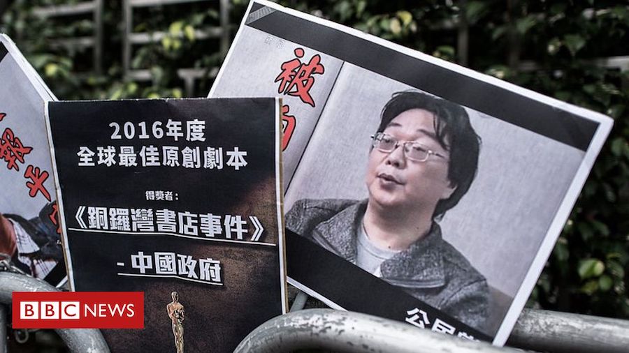 Gui-Minhai-protestas Suecia pide a China la libertad del editor Gui Minhaii, condenado a diez años de cárcel