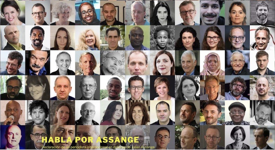 Habla-por-Assange-campaña «No extraditéis a Assange": manifestaciones en Londres en apoyo del detenido