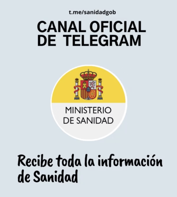 telegram-600x671 COVID-19: Sanidad abre un canal en Telegram para informar en tiempo real