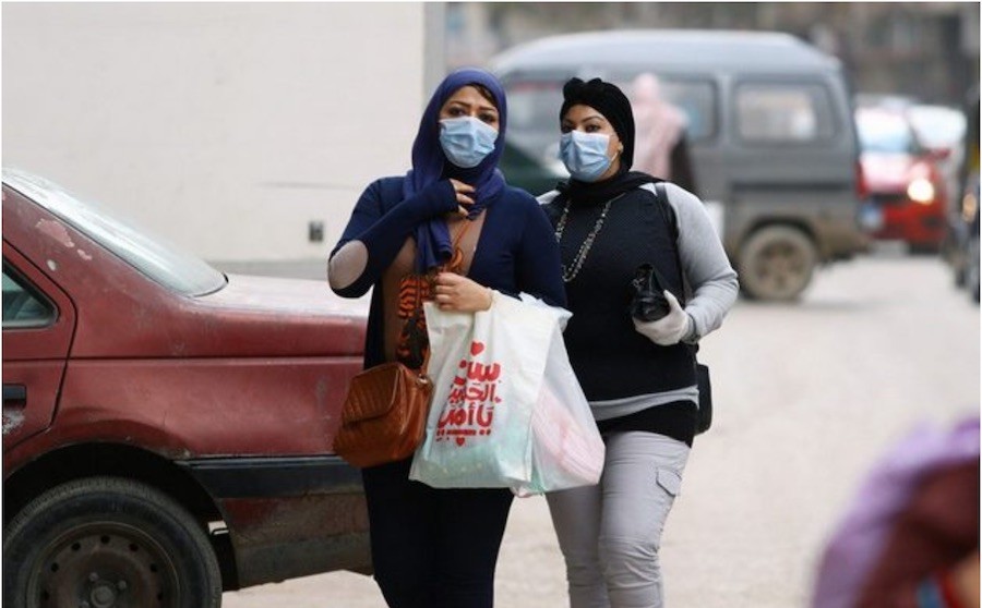 FMI-mujeres-mascarillas-oriente-medio Medio Oriente: crisis económica por el coronavirus y el precio del petróleo