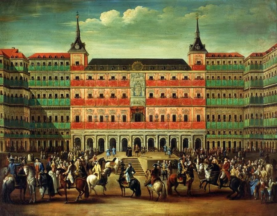 Proclamación-Carlos-III-Plaza-Mayor-Madrid-1760-Luis-Paret Sentir el pasado observando el presente