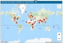 ProMED mapa alertas