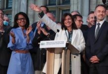 Anne Hidalgo renueva mandato en la alcaldía de París en alianza con los ecologistas. 28JUN2020