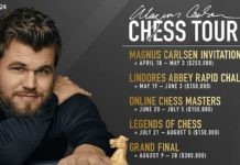 Cartel Magnus Carlsen Chess Tour