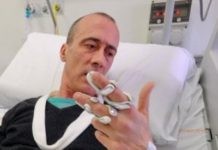 Stefano Origone hospitalizado