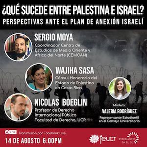 Debate-sobre-ocupación-Palestina-por-Israel La anexión de Palestina por Israel analizada en Costa Rica