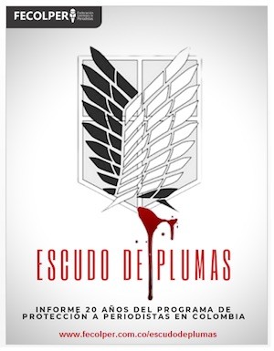 Fecolper-Escudo-Plumas Periodismo en Colombia: fracasa el Programa de Protección a Periodistas