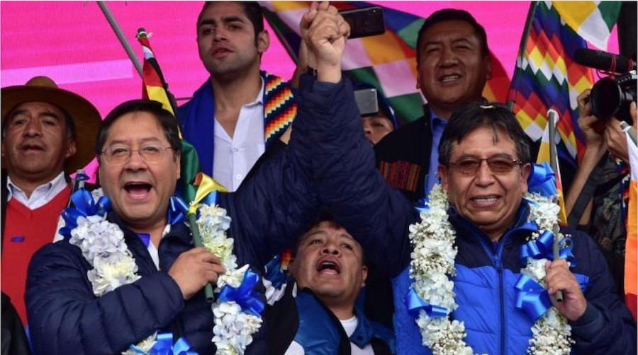 Bolivia-Arce-y-Choquehuanca Bolivia: lecciones del proceso electoral para los pueblos de Abya Yala