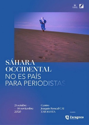 Cartel-expo-Sáhara-Occidental-periodistas Exposición fotográfica 'Sáhara Occidental. No es país para periodistas' en Zaragoza
