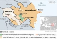 Corredor de Lachin entre Armenia y Stepanakert