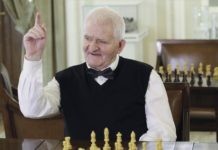 Boris Spassky en una imagen reciente en Rusia