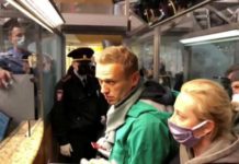Navalny detenido en Moscú