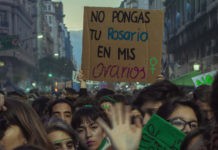 Aborto legal en Argentina, manifestación reivindicativa