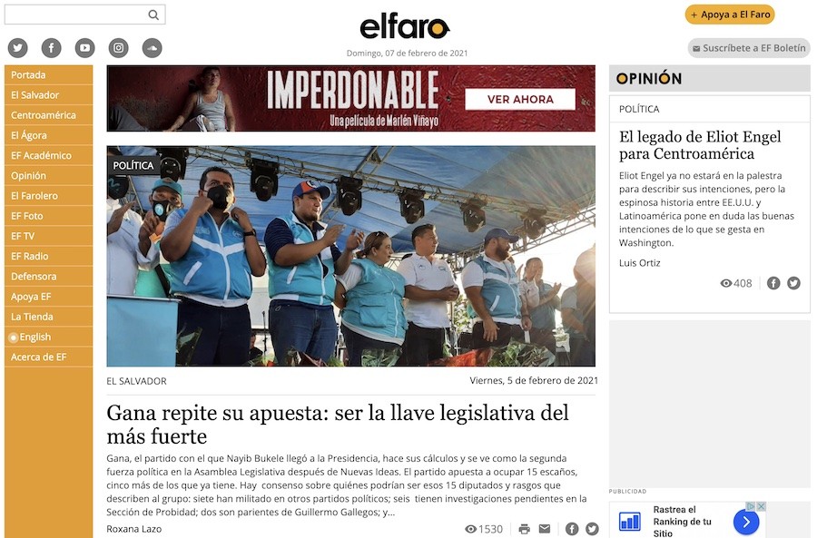 elfaro-digital-el-salvador La Sociedad Interamericana de Prensa pide medidas cautelares en El Salvador