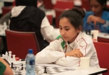 La joven argelina Lina Nassr, ganadora del campeonato africano y árabe