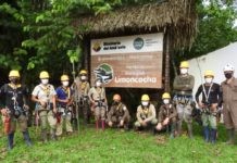 Formación de agentes forestales en la reserva de Limoncocha en Ecuador