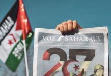 Voz Saharaui, portada del número cero