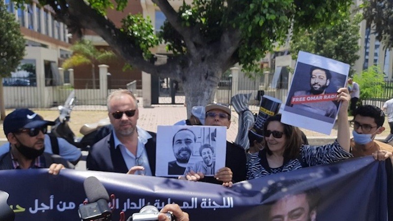 casablanca-periodistas-protestas-raïssouni El periodista marroquí Souleiman Raïssouni sigue su huelga de hambre tras ser ingresado en el hospital