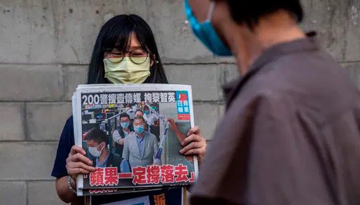 hong-kong-apple-daily Periodismo en Hong Kong: detenidos cinco responsables del periódico «Apple Daily»