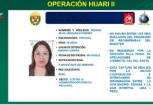 Ficha Interpol Peru España