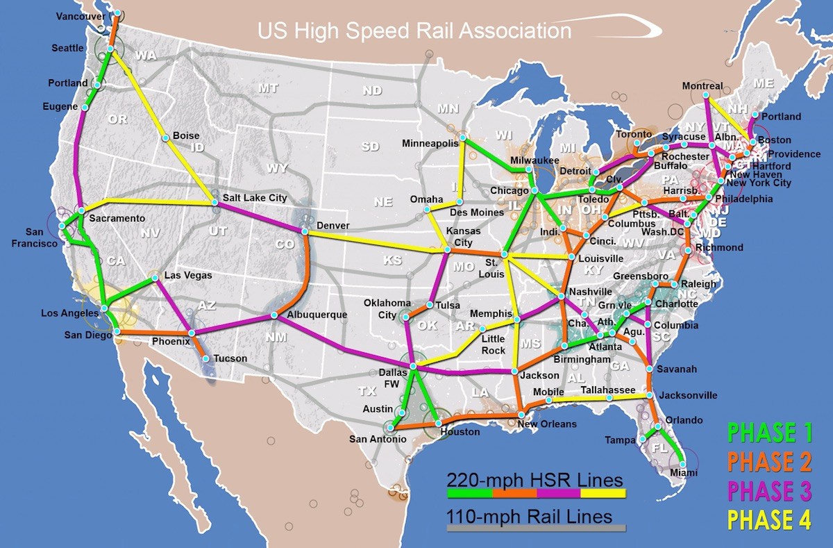 ushsr-eeuu-alta-velocidad Renfe se adhiere a la Asociación de Alta Velocidad de Estados Unidos