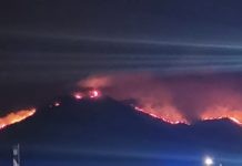 Maite Arnáiz, imagen del incendio desde una terraza de Estepona, 12SEP2021 23:00 horas