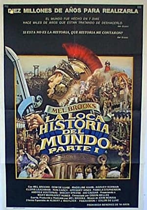 loca-historia-del-mundo-cartel A los  95 años, Mel Brooks prepara la segunda parte de «Loca historia del mundo»