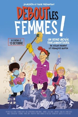 perret-ruffin-en-pie-las-mujeres-cartel Estreno en Francia: François Ruffin y Gilles Perret presentan «Debout les femmes»