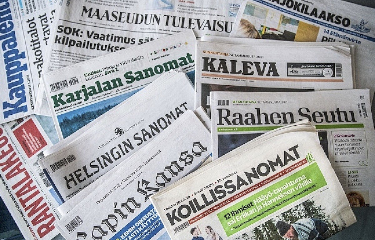 finlandia-diarios Finlandia conmemora su apoyo del periodismo en una moneda de dos euros