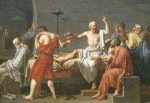 La muerte de Sócrates de Jacques Louis-David