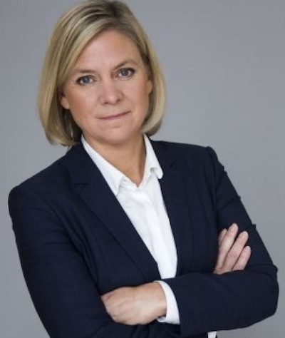 magdalena-andersson-suecia Suecia: los ecologistas fuerzan la dimisión de la primera ministra a las ocho horas de su elección
