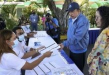 Daniel Ortega y Rosario Murillo votan por su reelección el 7 de noviembre 2021