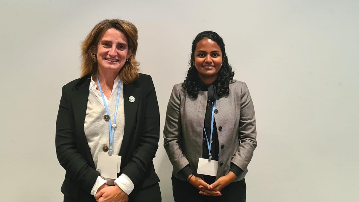 teresa-ribera-y-shauna-aminath-en-la-cop26-en-glasgow Teresa Ribera y Shauna Aminath serán «facilitadoras» de la negociación en la COP26 en Glasgow