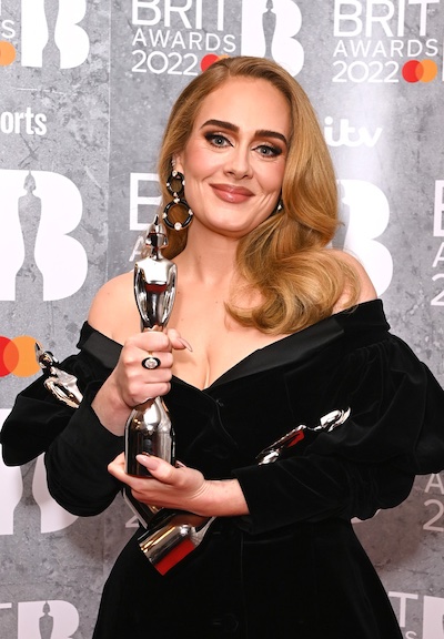 adele-brit-awards-2022 La cantante Adele vencedora de unos  Brit Awards 2022 sin distinción de género