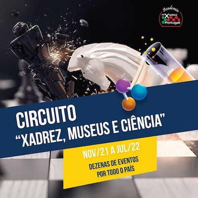ajedrez-xadrez-y-ciencia-cartel Museos, Ajedrez y Ciencia en Portugal