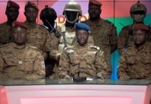 Militares golpistas en Burkina Faso
