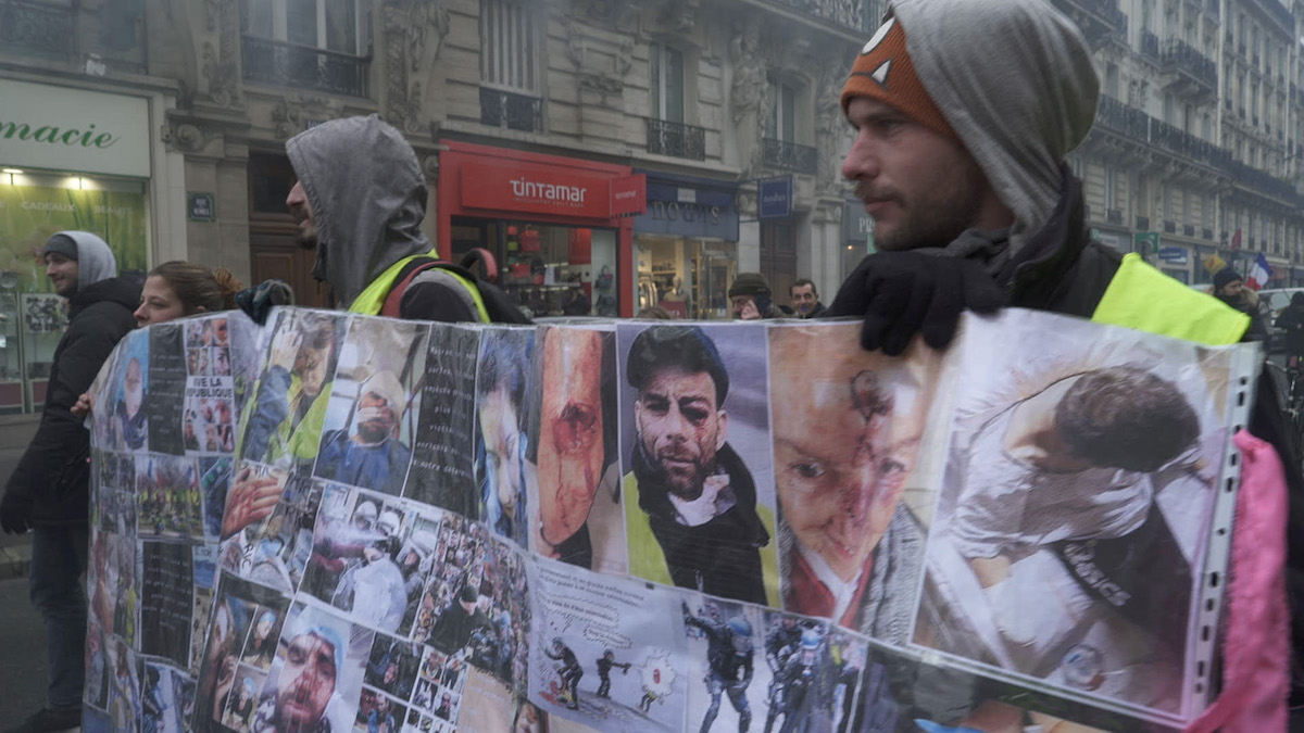 un-peuple-escena-chartres «Un peuple»: los gilets jaunes según Emmanuel Gras