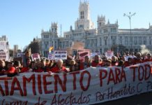 Hepatitis PLAFHC inicio marcha Ayuntamiento Moncloa